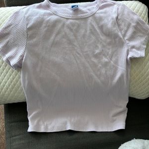 EUC ribbed tee